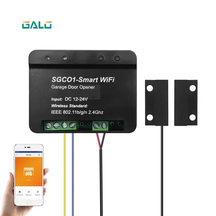 Ouvre-porte de garage coulissant avec commutateur WiFi, récepteur intelligent, commande vocale XHouse Andrea Alexa