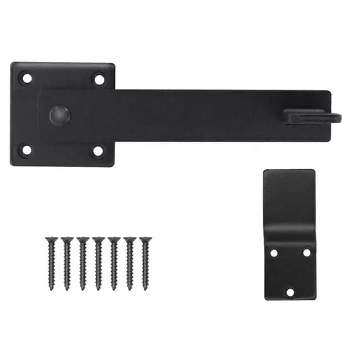 Verrou de porte double pour portail de grange, barrière de clôture, loquet rabattable robuste, prote
