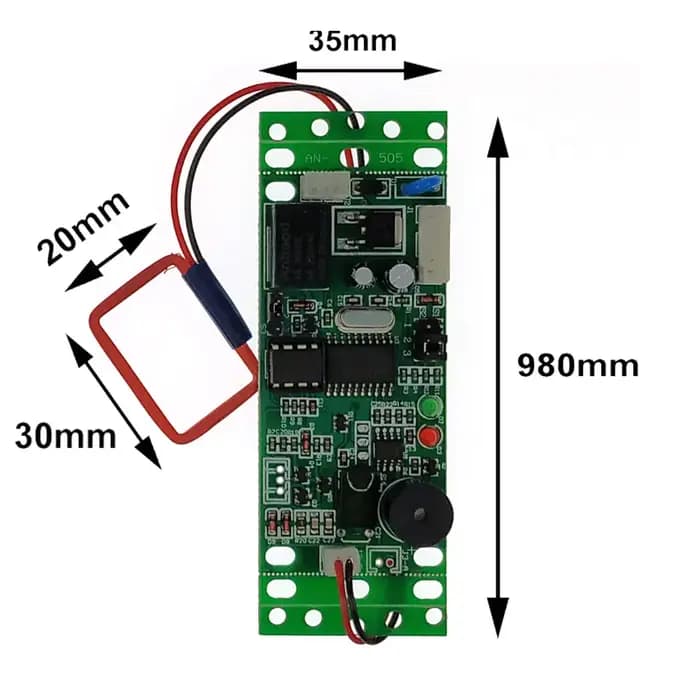 Module de contrôle intégré RFID