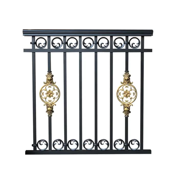 Plaque de garde-corps décorative en aluminium