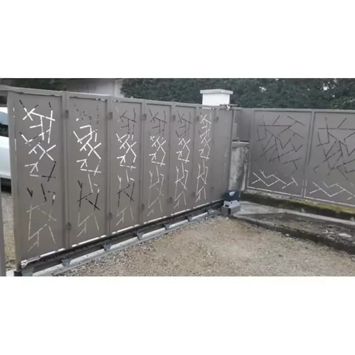 Porte de voie de sécurité coulissante automatique
