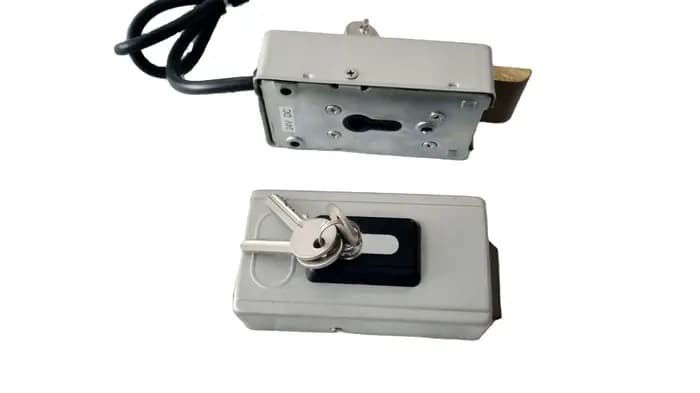Serrure Électrique pour Porte Pivotante, Système d'Ouverture, 12V ou 24VDC