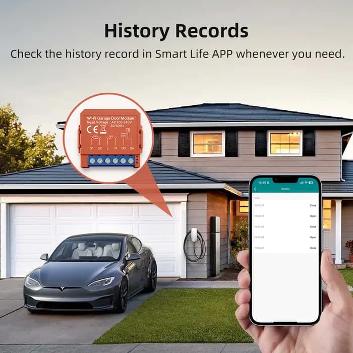 Module d'ouverture de porte de garage WiFi AVATTO