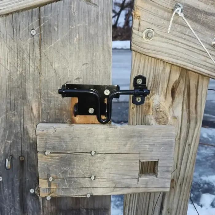 Loquets à boulon coulissant robustes pour portail porte