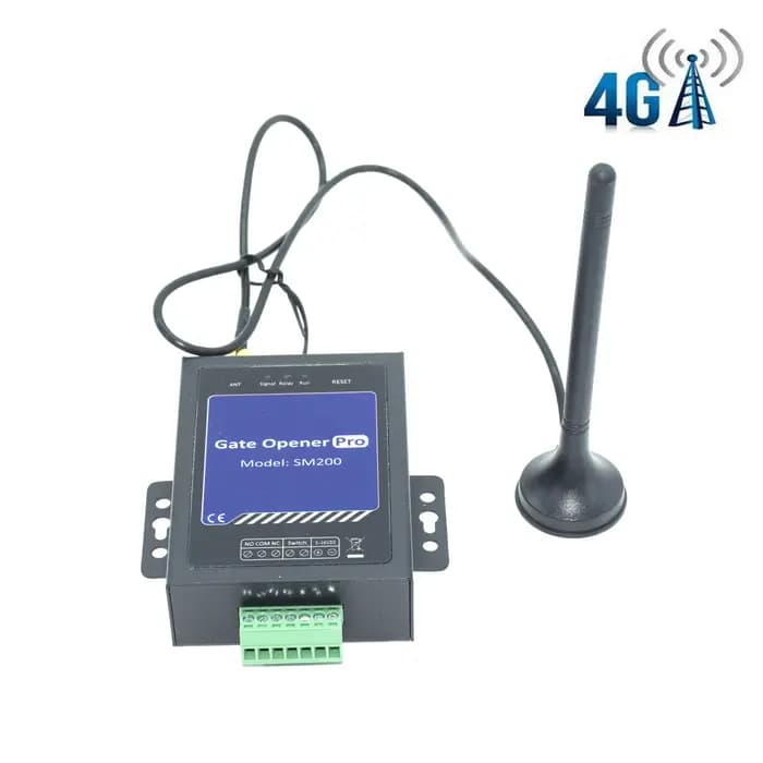Ouvre-porte intelligent 4G LTE GSM SM200 avec télécommande