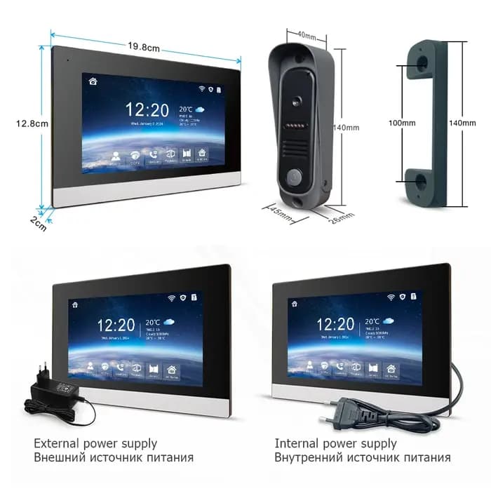 Système d'interphone vidéo 1080P
