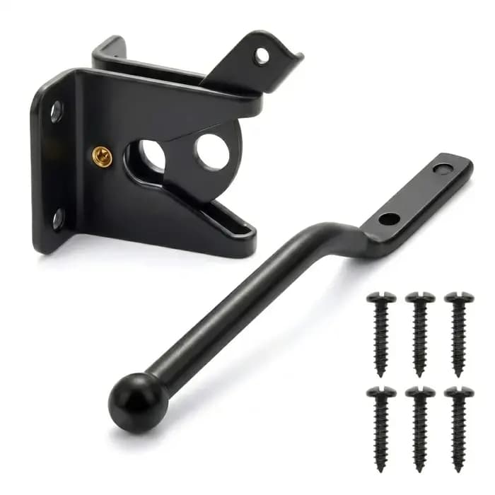 Loquet de portail automatique robuste avec boulon en acier au carbone, fermeture automatique, pour c
