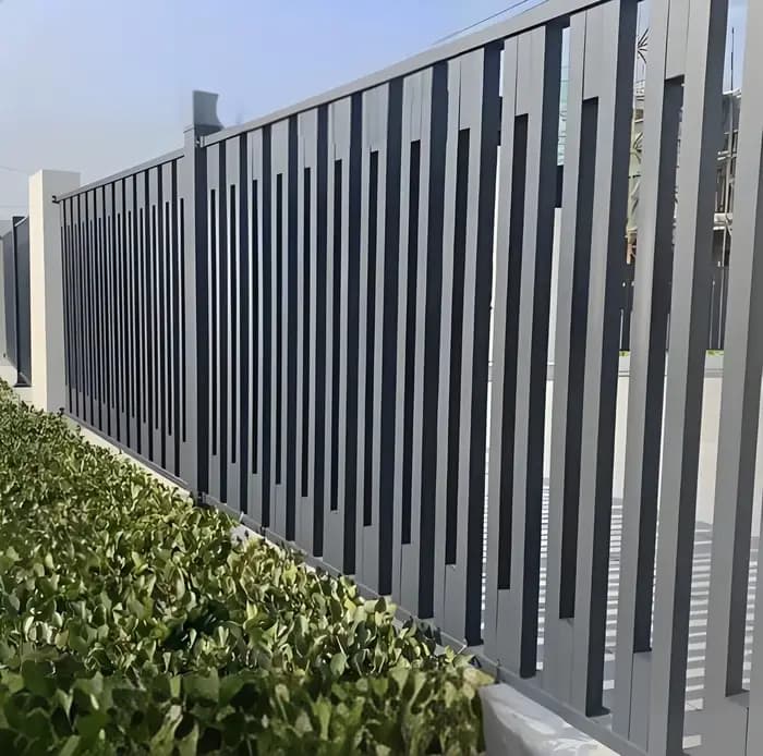 Simple design personalized railing aluminum fence or gate or garden panel post