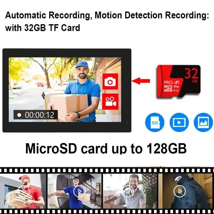 Interphone vidéo numérique 2 fils 7/10 pouces Tuya Smart WiFi