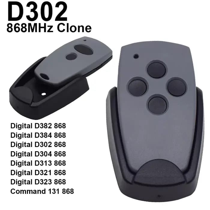 Télécommande de portail numérique Pilot 868 MARANTEC D302/D304 868 MHz