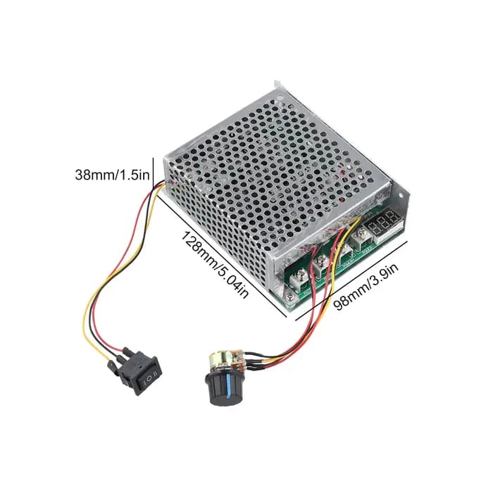 Carte de commande de moteur numérique DC 10-55V, régulateur de moteur PWM 100A 12V 24V 48V, composants électroniques marche avant/arrière