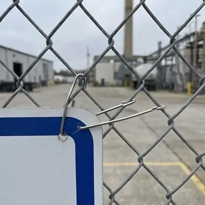 Attaches clôture à maillons chaîne en acier inoxydable