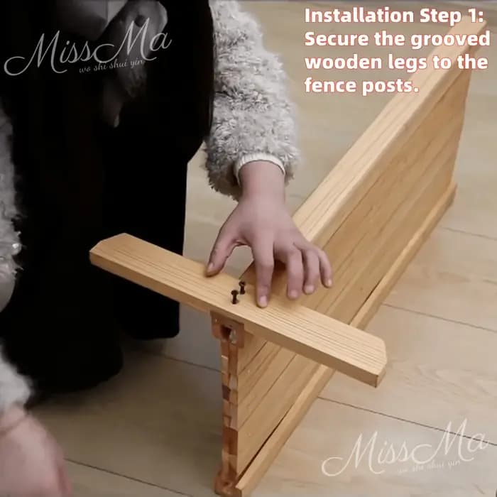 Barrière pliable extensible pour chien
