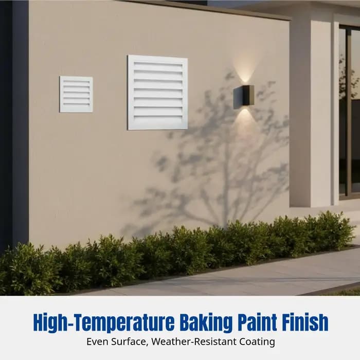 Grille de ventilation en alliage d'aluminium