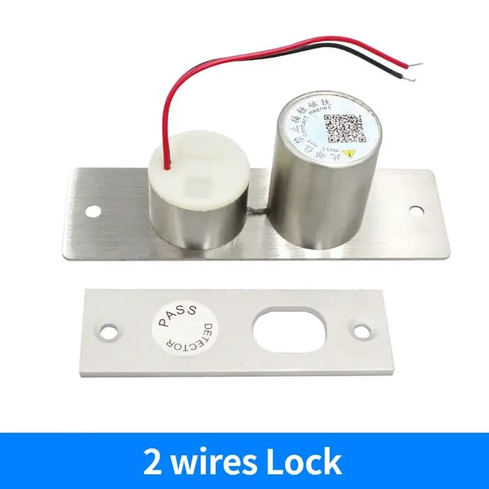 Système de contrôle d'accès de porte, serrure de porte en verre magnétique électrique, boulon Rrop,
