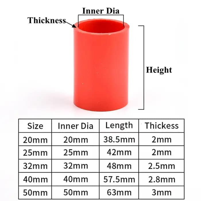 Raccord de tuyau en PVC rouge, 20mm ~ 50mm, connecteurs d'irrigation de jardin, coude à 90 °, joint