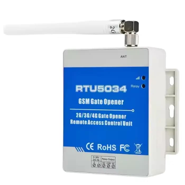 Offre Spéciale : Contrôleur d'accès à distance 4G GSM pour ouverture de portail automatique RTU5034 avec 1 sortie relais pour garages - Prix original