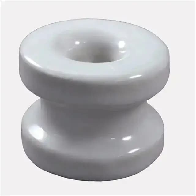 Poteau d'angle de clôture électrique en porcelaine, isolant en céramique, poteau en bois, clôture él