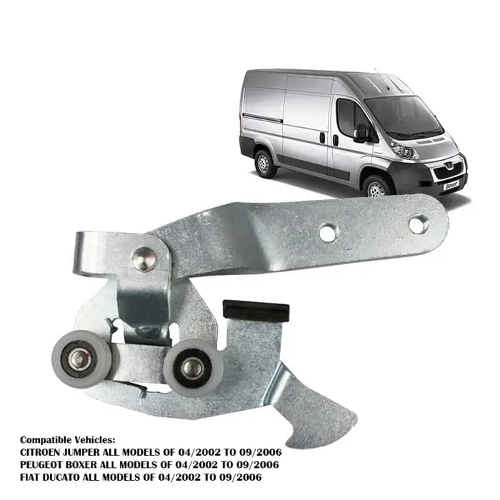 Roue de guidage inférieure pour porte coulissante droite