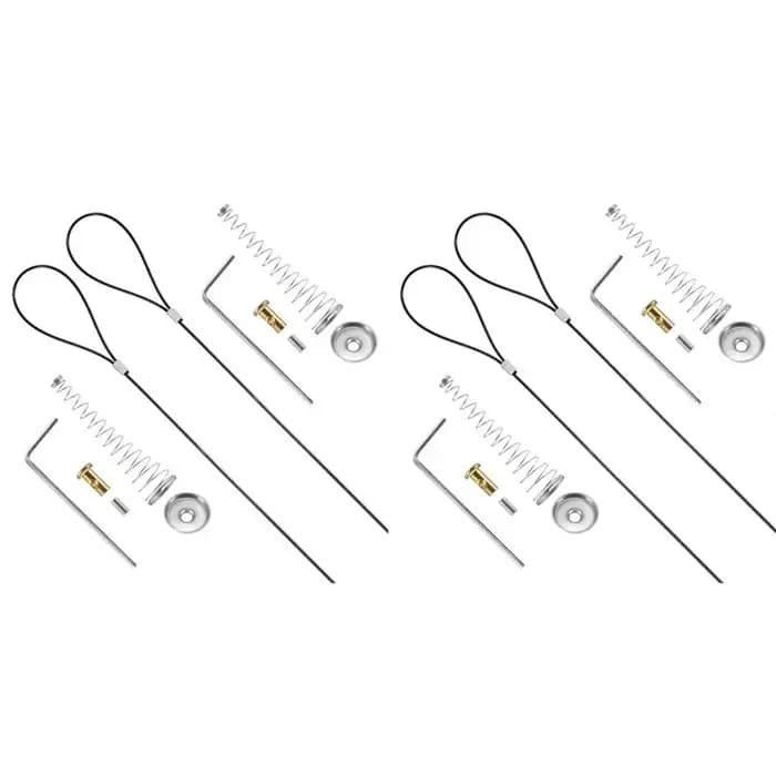 BSEVB-4 Sets de cordons de tirage pour loquet de portail, ouvre-loquet de porte à ressort réglable,