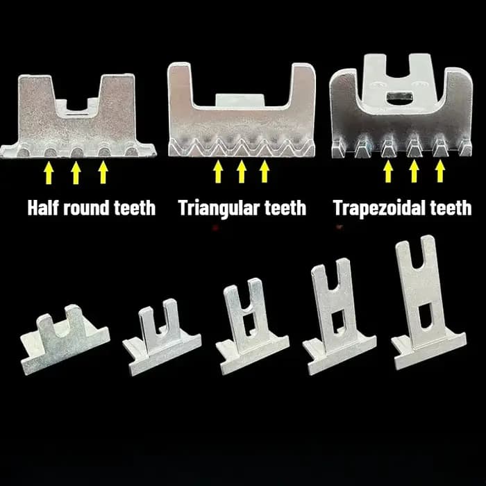 Fourches de poignée de porte et de fenêtre à battant en aluminium