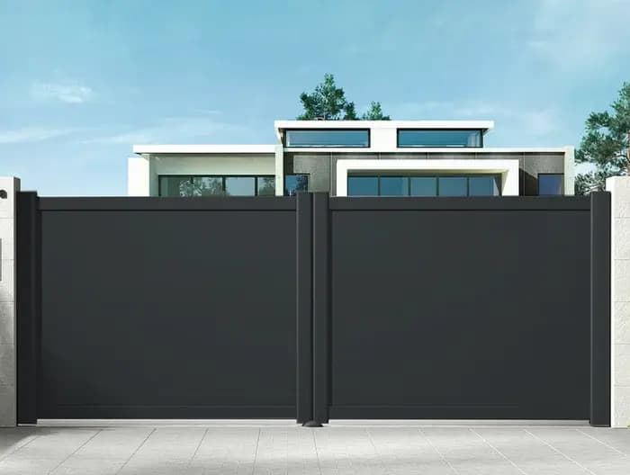 Porte de jardin en aluminium