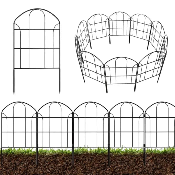 Lot de 10 clôtures décoratives de jardin