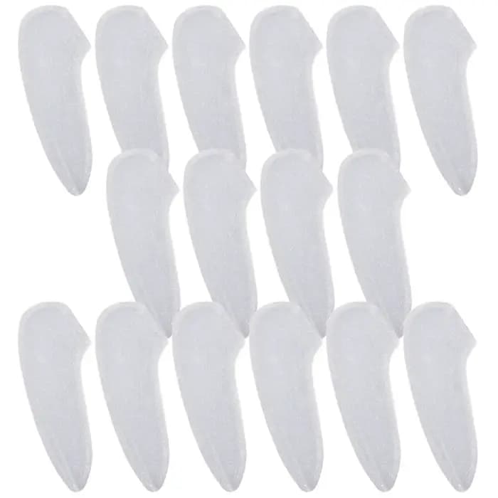 Protecteurs de pointe de couteau en plastique blanc