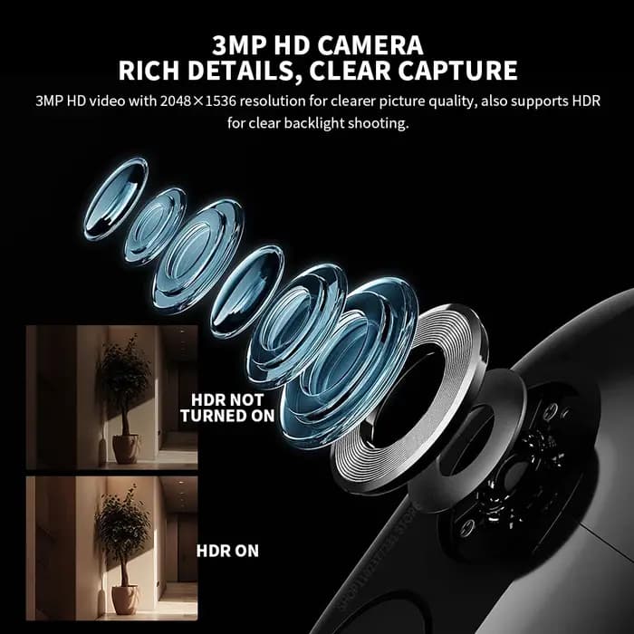 Xiaomi-Sonnette vidéo sans fil Smart Cat Eye 2