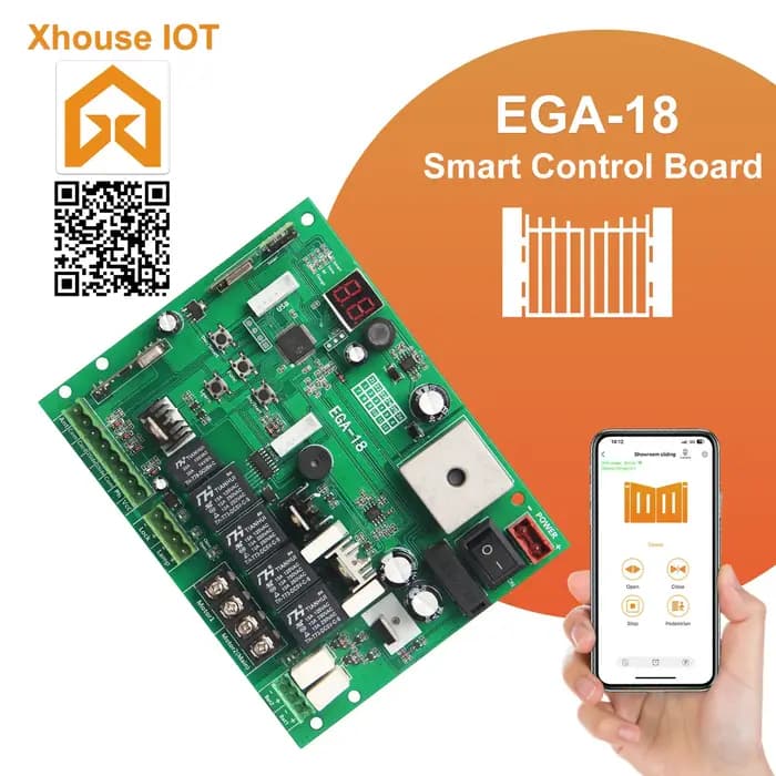 Contrôleur de portail battant automatique WiFi EGA-18 24V CC
