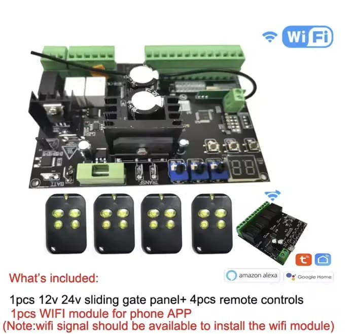 Unité de contrôleur d'ouverture de porte coulissante 12V 24Vdc