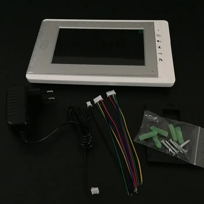 Système d'interphone vidéo filaire avec écran LCD TFT 7'' 1V2