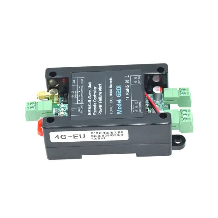 Ouvre-porte intelligent GSM SMS/Appel 4G / Alarme de surveillance environnementale G201 avec télécommande