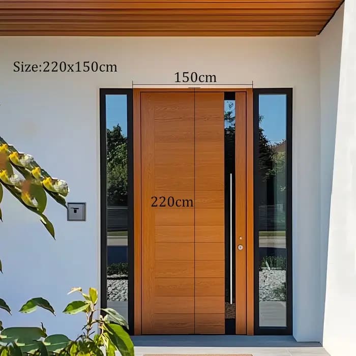 Sixinalu 1.5x2.2M Pivot portes d'entrée porte extérieure