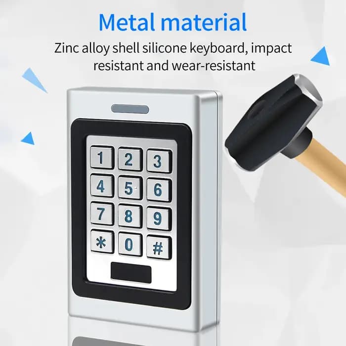 Clavier de contrôle d'accès en alliage de Zinc