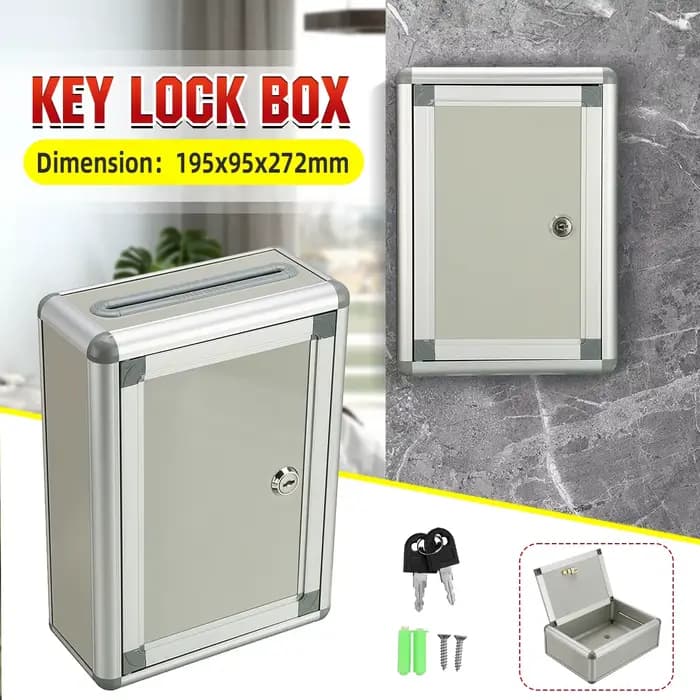 Boîte à courrier murale en alliage d'aluminium de 11 pouces