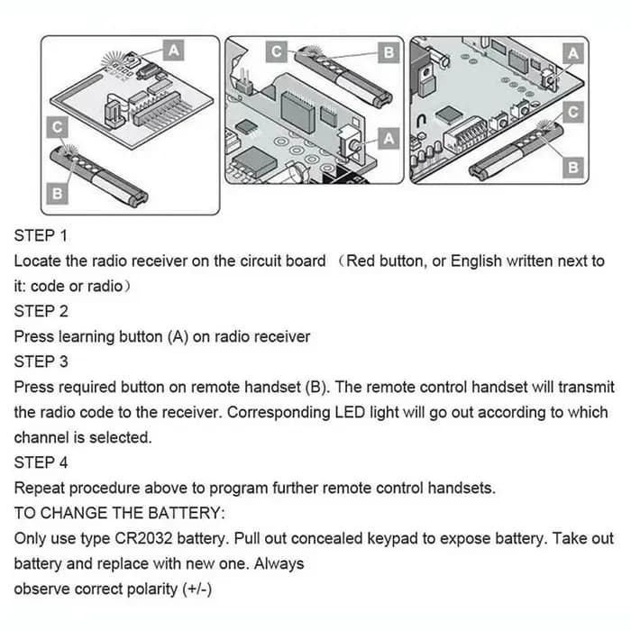 SOMMER 4020 TX03-868-4 télécommande de porte de Garage 868MHz