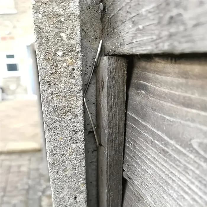 Pince de fixation de plaque de clôture en acier inoxydable