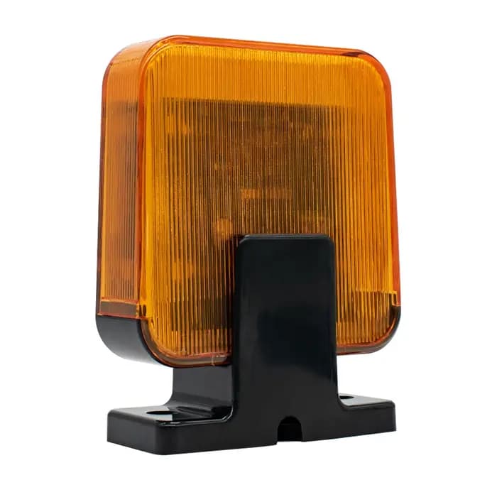 Lampe d'alerte clignotante DC12V à 265VAC pour ouvre-porte de garage automatique à portail battant (sans son)