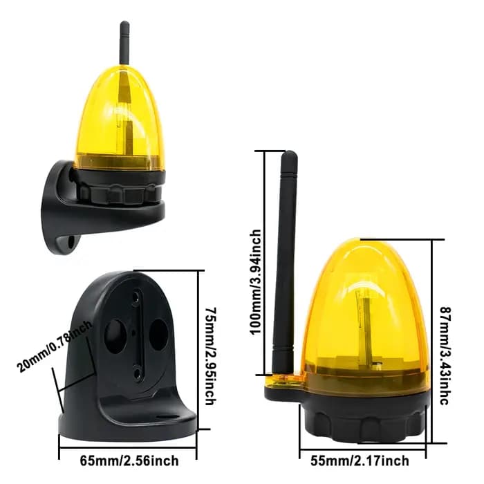 Signal LED extérieur universel 12V-265V 220V