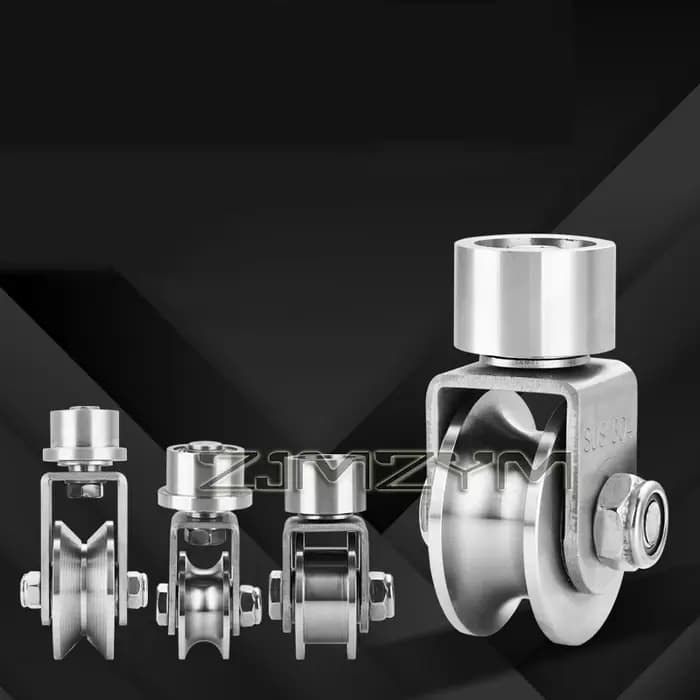 Porte coulissante universelle en acier inoxydable 304