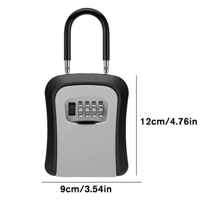 Boîte de rangement de clé à combinaison de 4 chiffres