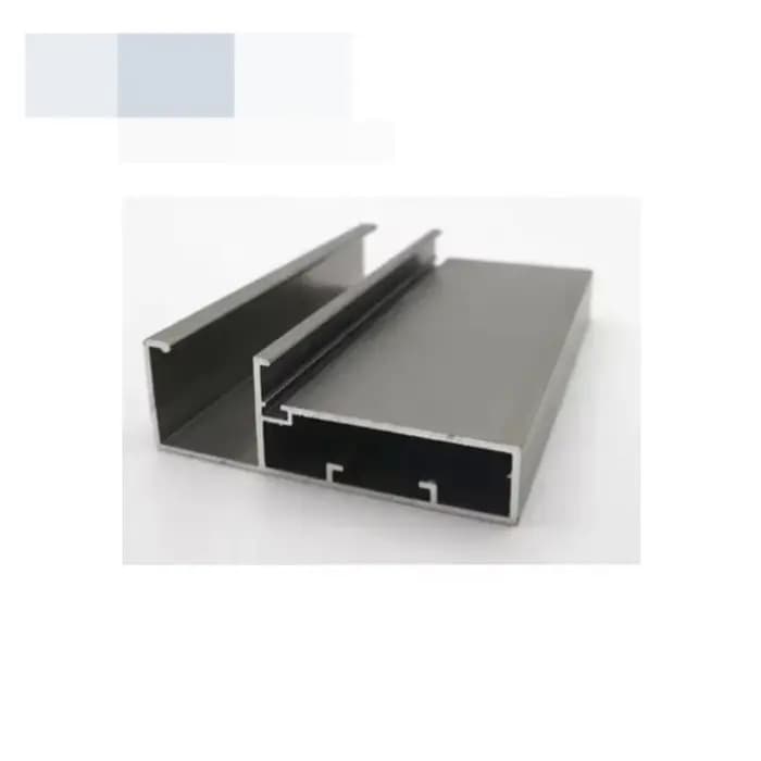 Profilé de porte coulissante invisible en aluminium