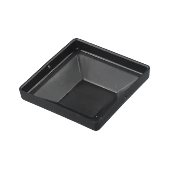 Capuchons de poteau de clôture en PP noir, 3-5/8 pouces, pour poteau en bois 4x4, protection contre les intempéries, accessoires de clôture de jardin, 4 pièces