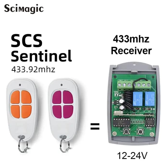 SCS SENTINEL contrôle porte Garage