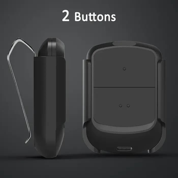 Télécommande de porte de garage électrique multifréquence 280 MHz à 868 MHz avec clip, duplicateur d