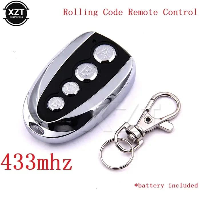 Belle télécommande universelle de porte de garage 433MHZ, ouvre-porte, clonage de 4 clés, Code roula