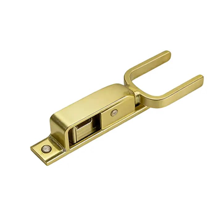 Loquet de porte en métal robuste à fermeture rapide avec ressort, loquet de sécurité extérieur pour
