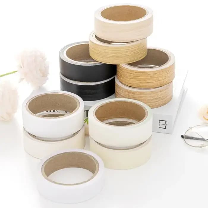 【Nice】 Bande de bordure en PVC préencollée de 10 m x 2 cm pour bois