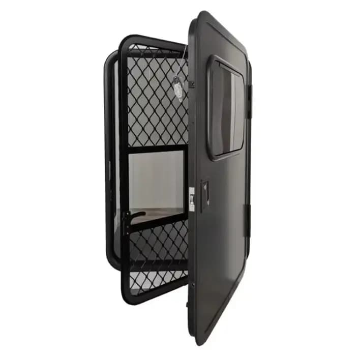 Cadre en alliage d'aluminium 600-900mm, serrure à Point unique, porte de remorque de caravane RV ave